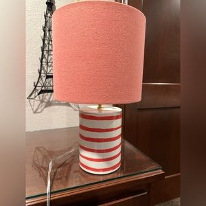 Pink Stripe Kate Spade Lamp